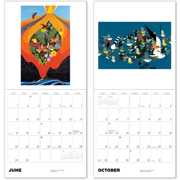 Charley Harper 2025 Wall Calendar Maclin Studio