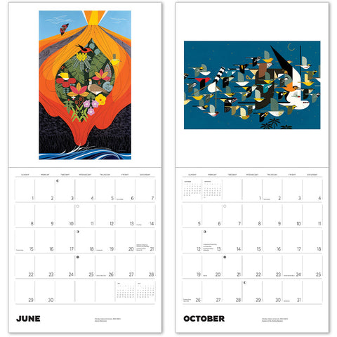 Charley Harper 2025 Wall Calendar