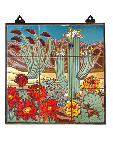 Carly Quinn Desert Scene Tile Mural 18" x 18" - Right