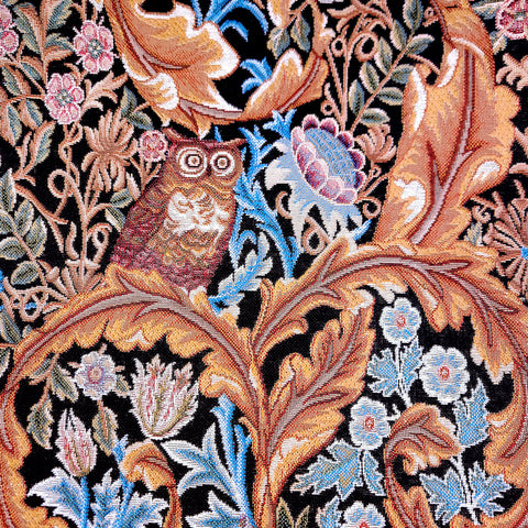 William Morris Owl and Pigeon Tapestry Detail