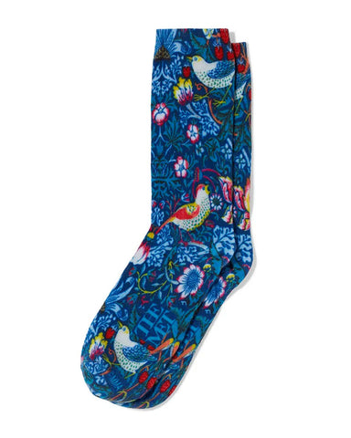William Morris Strawberry Thief Women's Socks