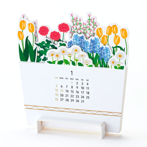 Good Morning Inc. Planted Blooms 3D 2025 Calendar