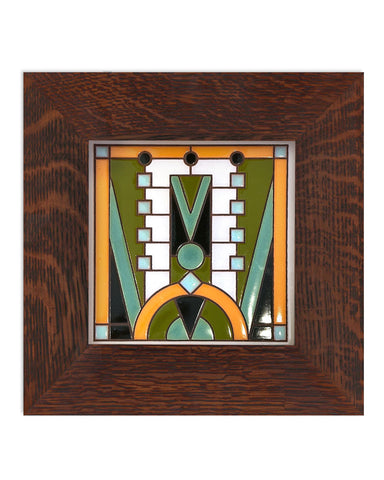 Carly Quinn Quadrivium Framed Ceramic Tile