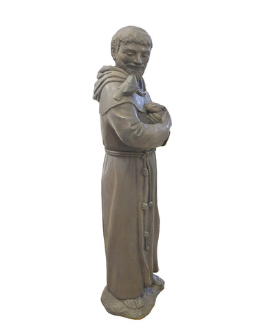 Saint Francis Cast Stone Garden Statue