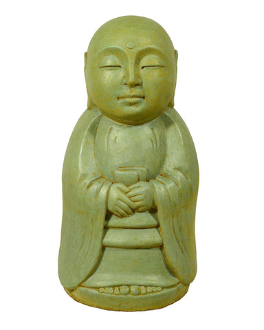 Standing Jizo in Cast Stone