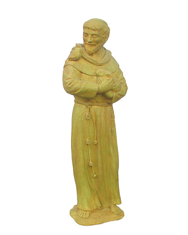 Saint Francis Cast Stone Garden Statue