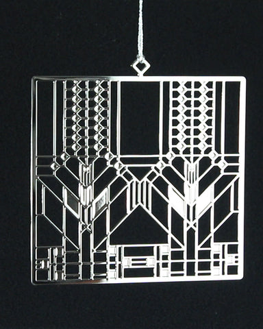 Frank Lloyd Wright Dana Hallway Doors 2D Gift Ornament