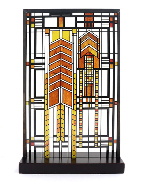 Frank Lloyd Wright Autumn Sumac Stained Glass | Maclin Studio