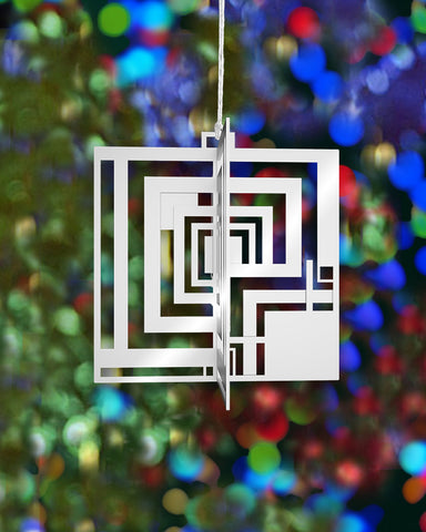 Frank Lloyd Wright Ennis Block Mini 3D Gift Ornament
