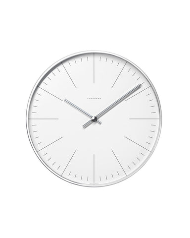 Max Bill Wall Clock - Index Lines 22cm