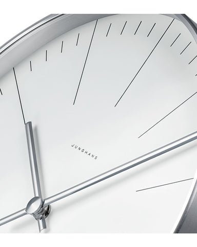 Max Bill Wall Clock - Index Lines 30cm