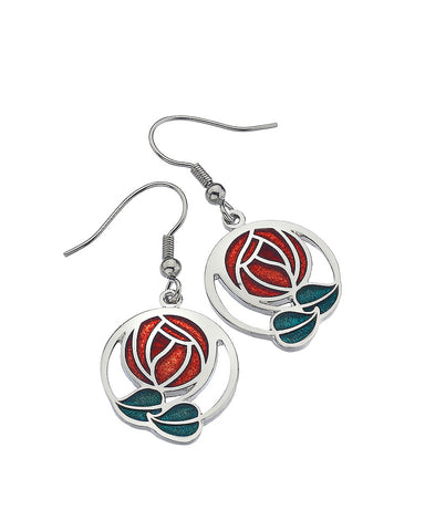 Mackintosh Rose Earrings